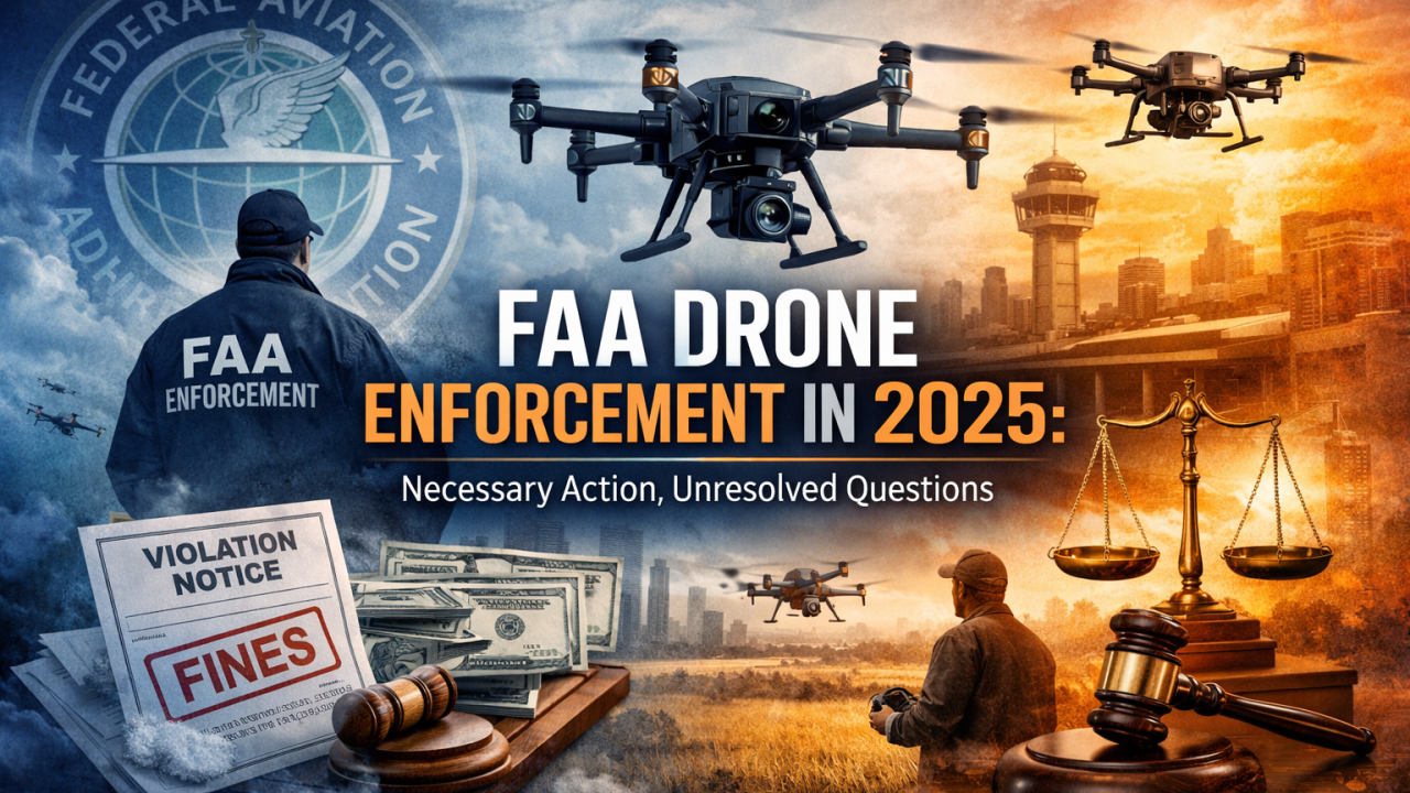 FAA Drone Enforcement 2025: Necessary Action and Open Questions