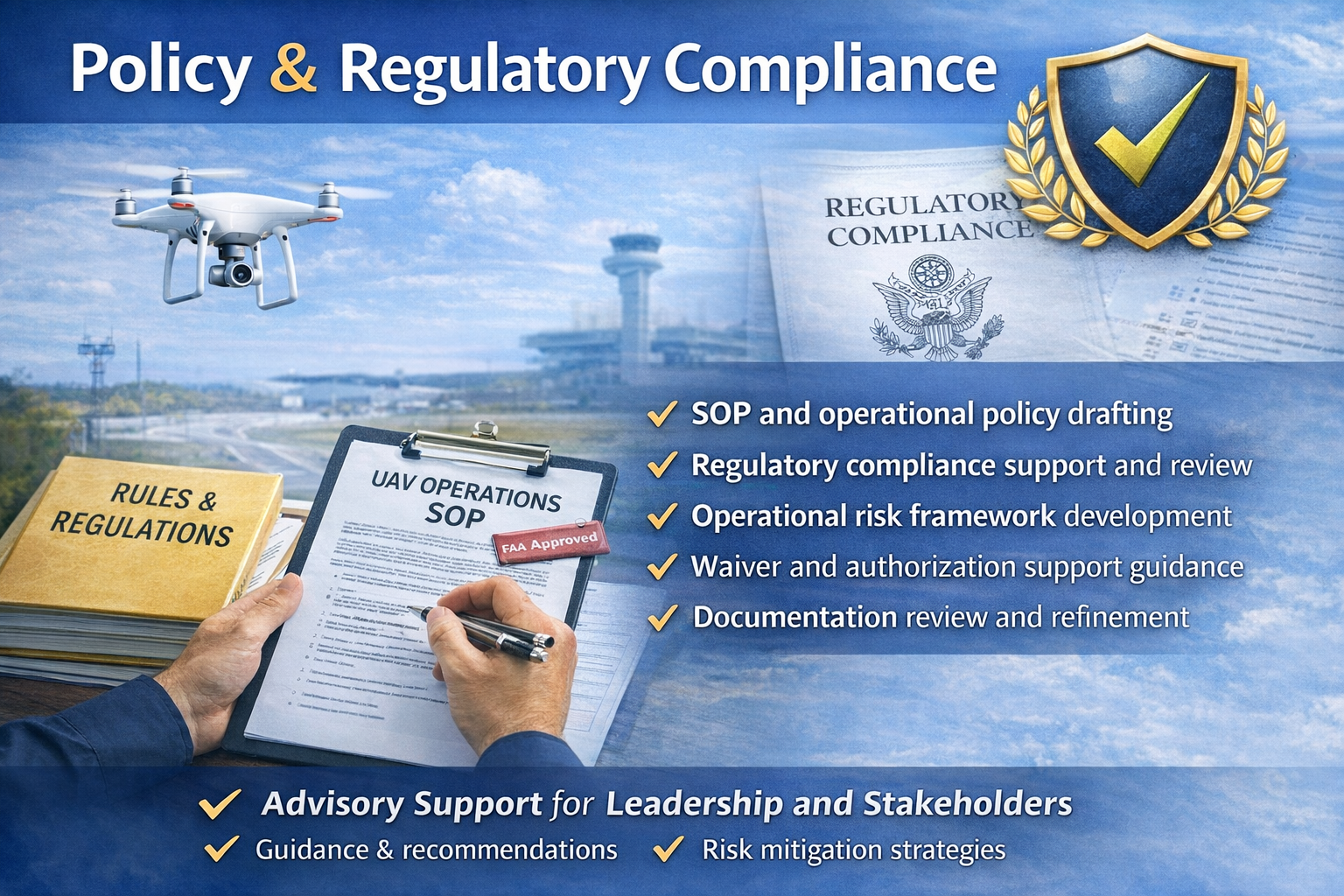 UAS policy and regulatory compliance